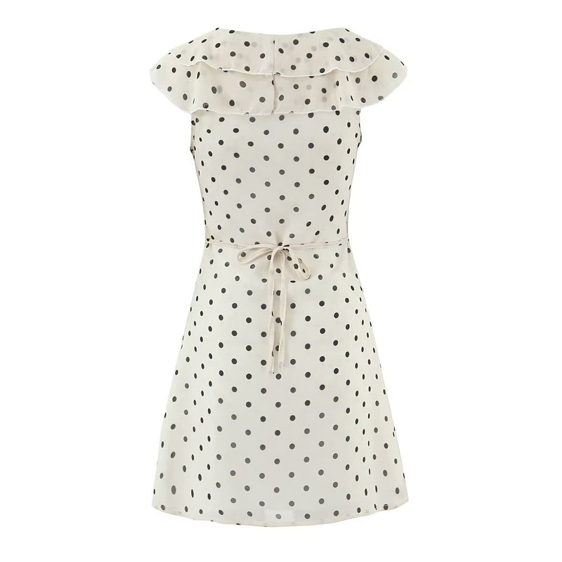 Harriet | polka dot mini dress