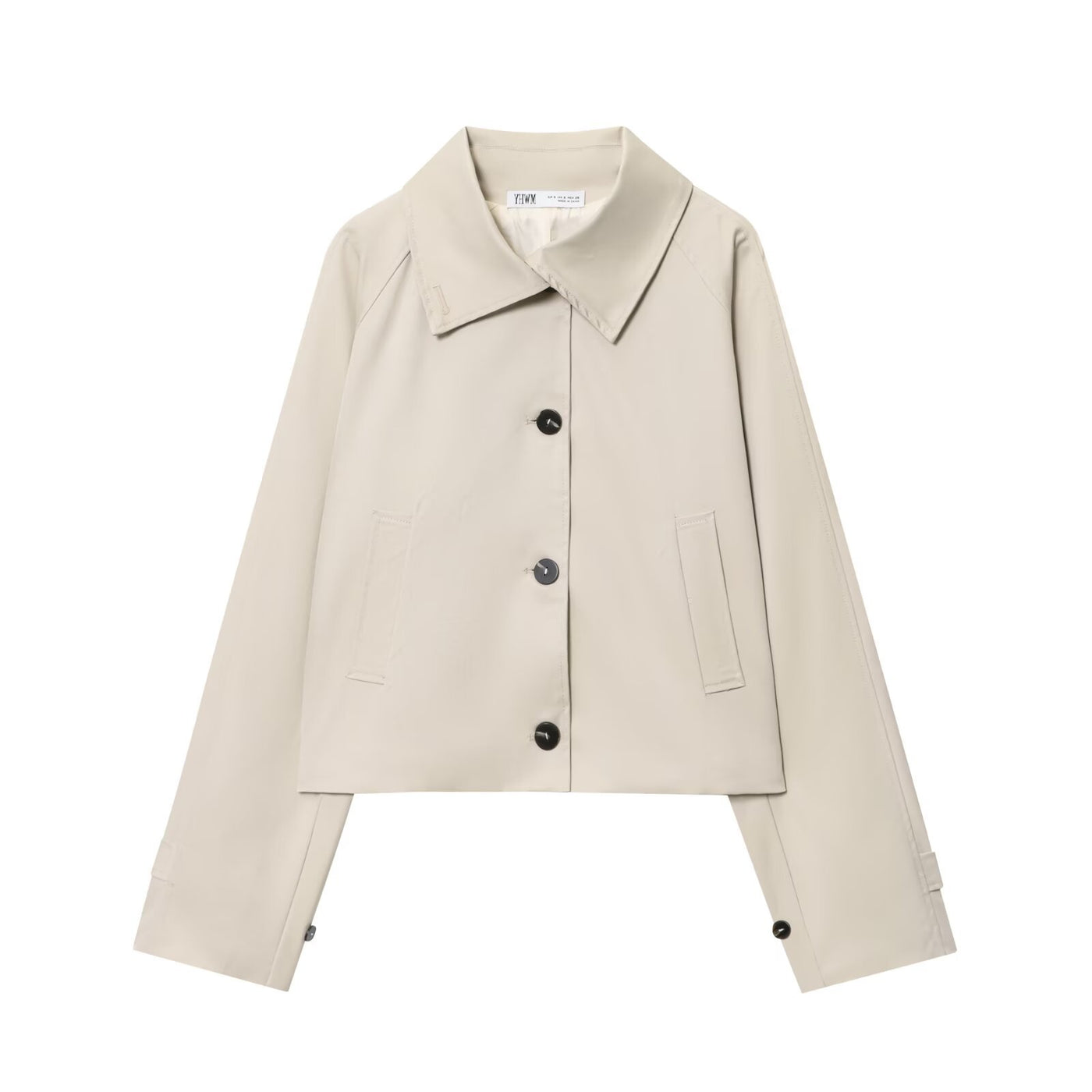 Blythe | Cropped Button-Front Shacket