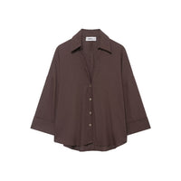 Allegra | Relaxed V-Neck Linen Shirt