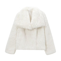 Connie | Cropped Faux Fur Jacket