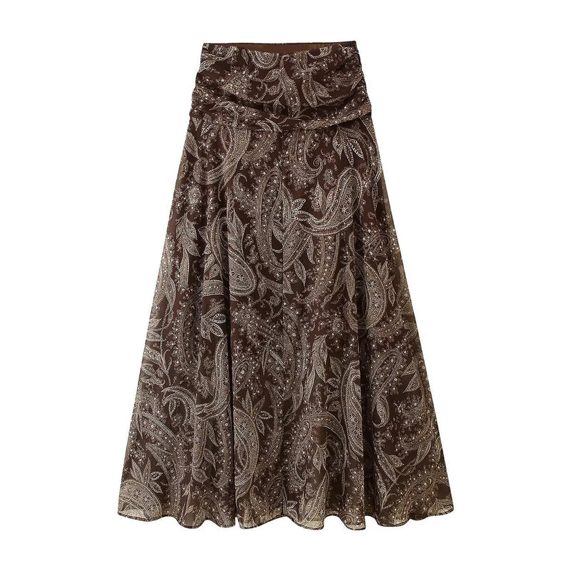 Lexi | floral maxi skirt