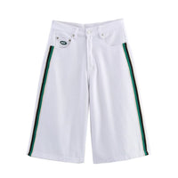 Matilda | Side Stripe Bermuda Shorts with Five-Pocket Styling