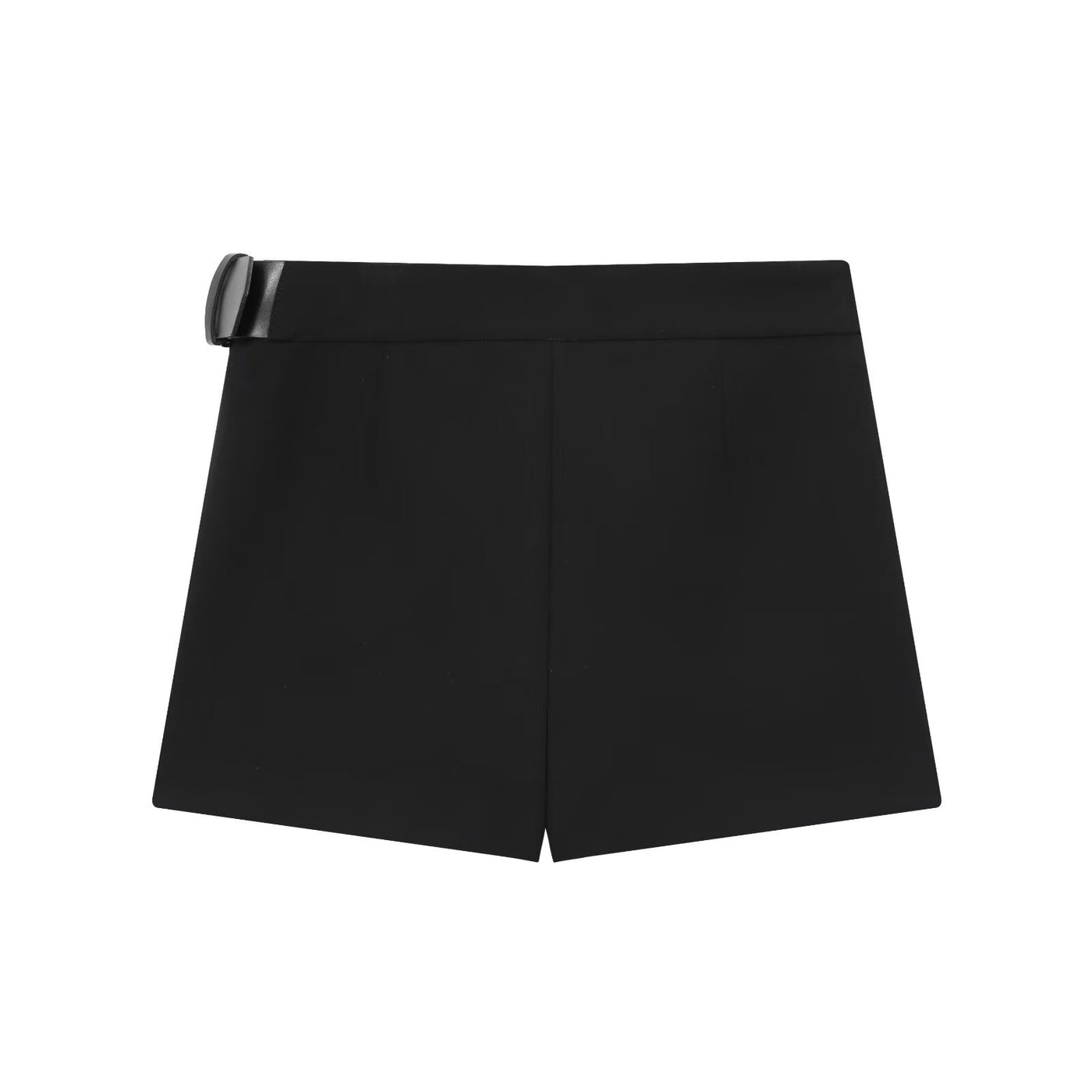 Maya | Pleated Side Buckle Mini Skirt