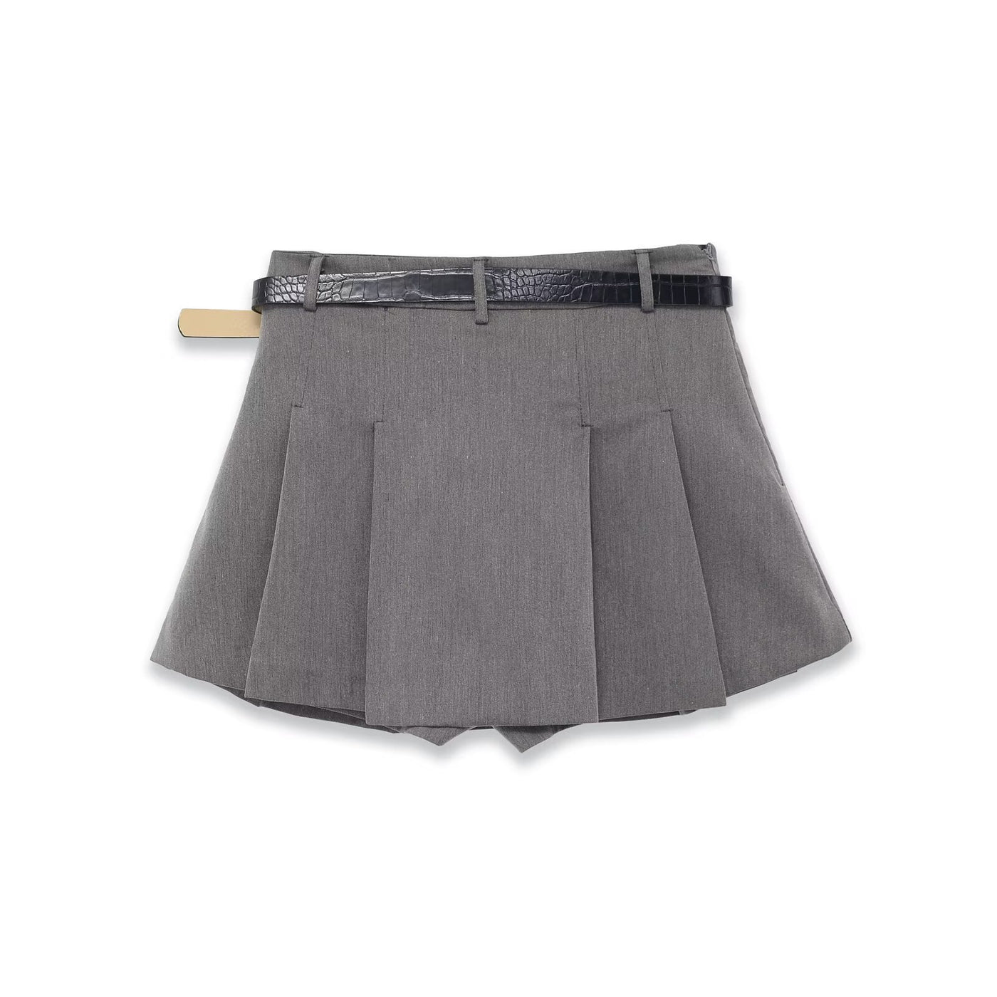 Anna | Tailored Pleated Mini Skirt