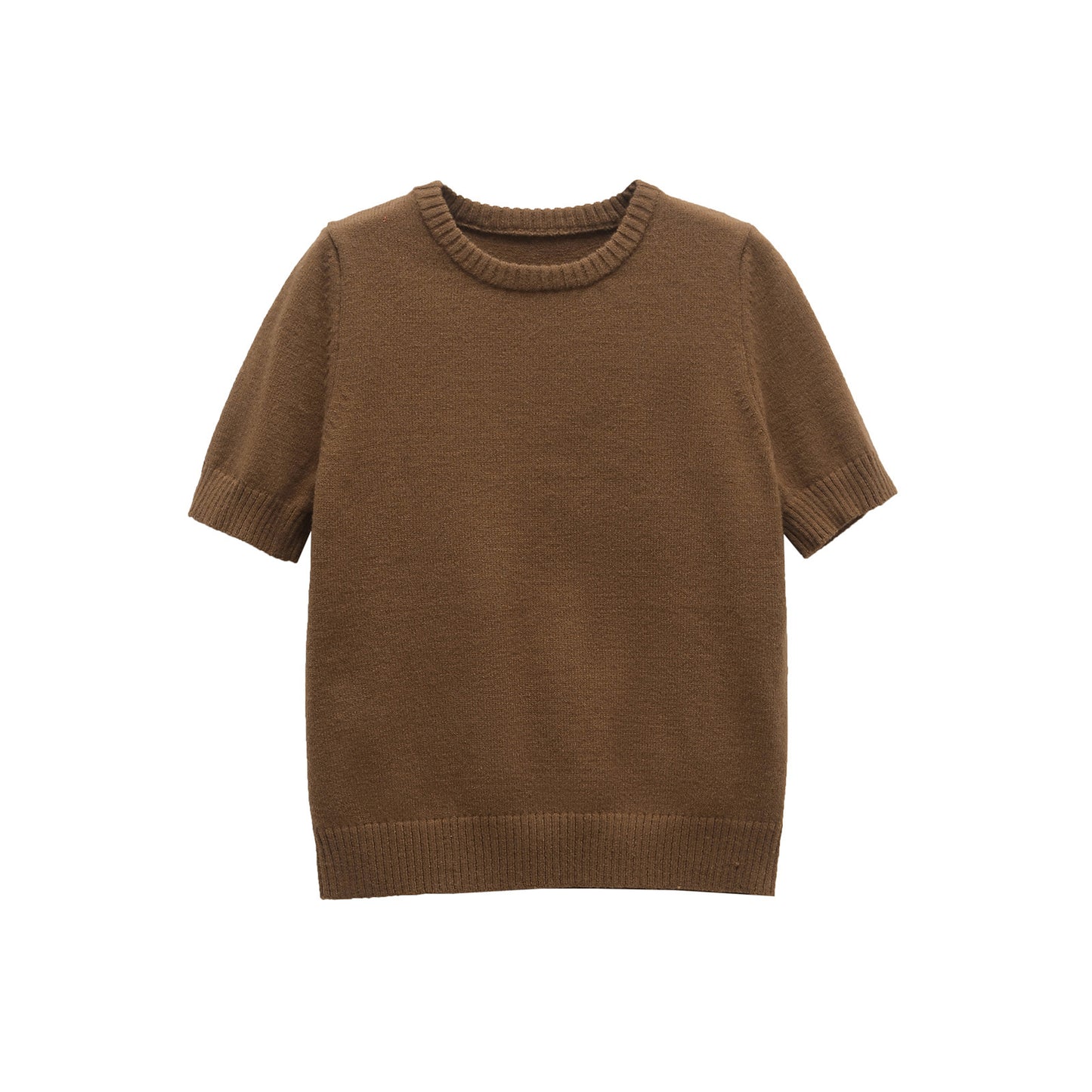 Amelie | Autumn Short Sleeve Knitted Top