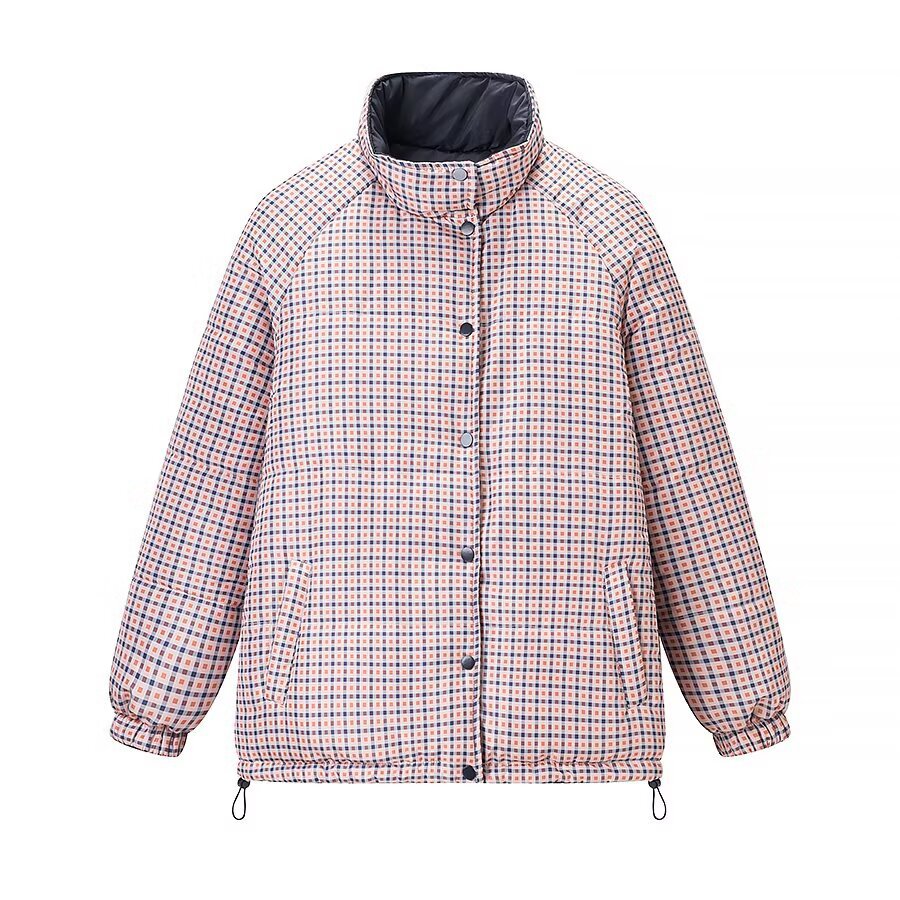 Orla | Casual Puffer Jacket Black Quilted Oversized Reversible