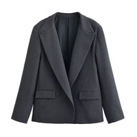 Sienna | Fine Stripe Weave Blazer Wide Leg Trouser Set