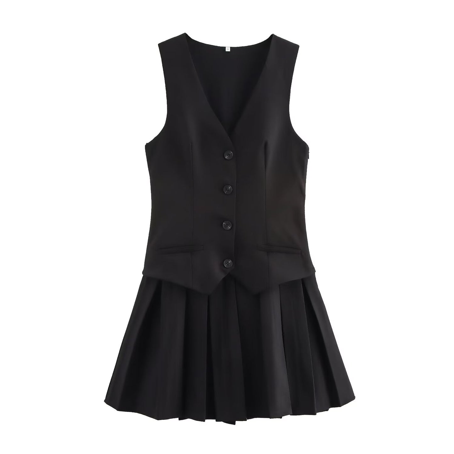 Zola | Smart Casual Pinstripe Mini Dress