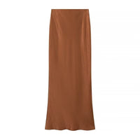 Pippa | Satin Maxi Slip Skirt