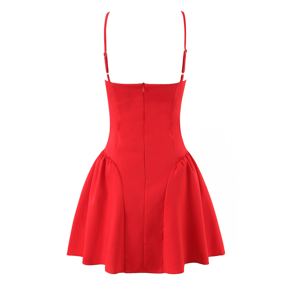 Georgina | Square Neck Voluminous Mini Dress