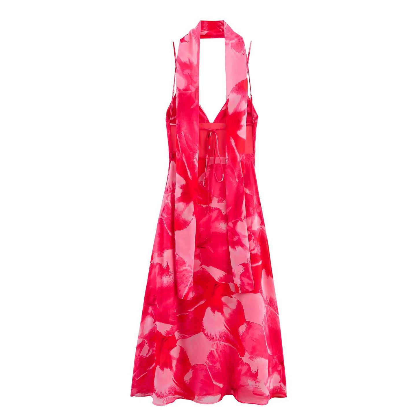 Fleur | Summer Floral Midi Dress Pink