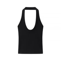 Saffron | Jersey Scoop Neck Halter Top
