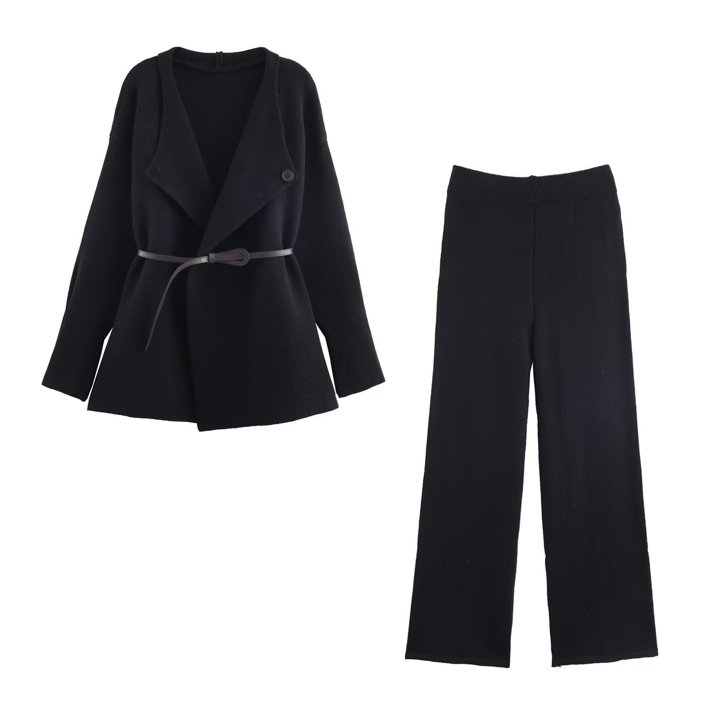 Cora | Relaxed Ribbed Knit Co-ord Set