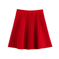 Emilia | Turtleneck Knit Pleated Skirt Co-ord Set