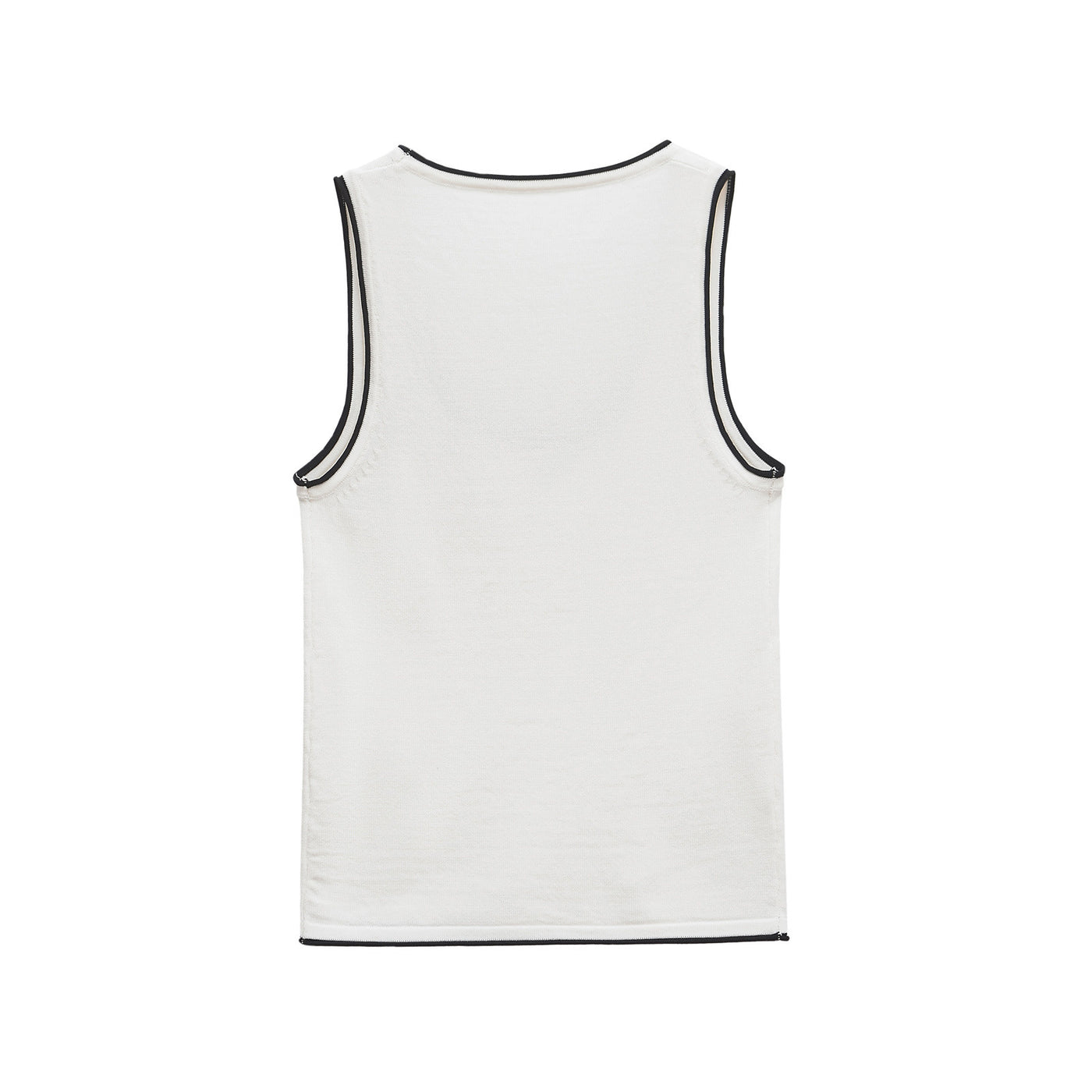 Naomi | Contrast Trim Ribbed Tank Top