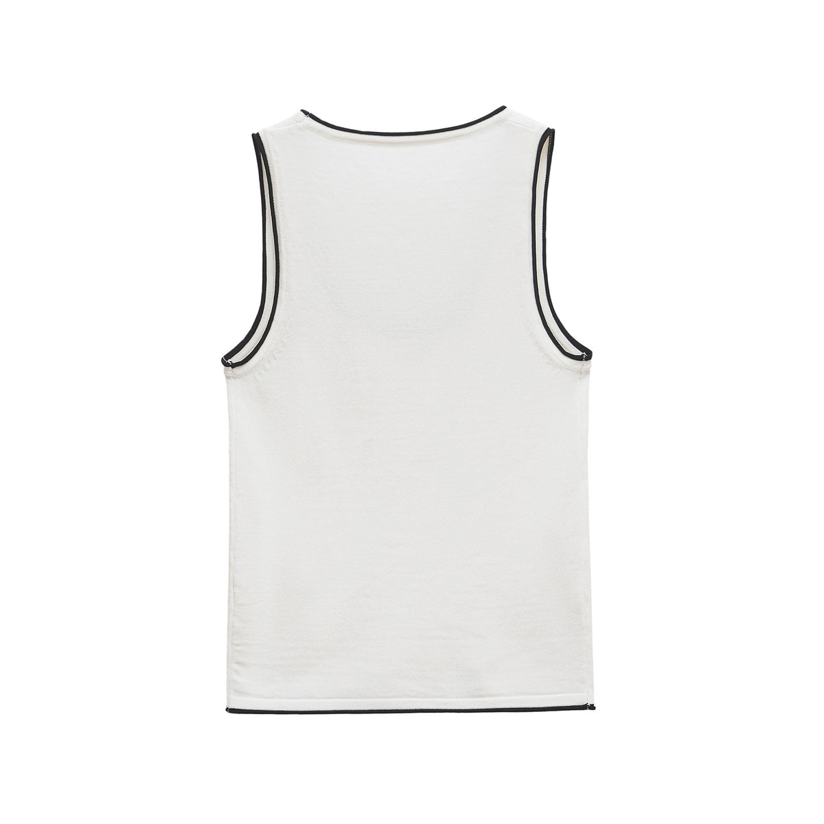 Naomi | Contrast Trim Ribbed Tank Top
