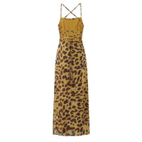 Eloise | Leopard Print Chiffon Maxi Slip Dress
