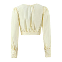 Juno | Cropped Puff Sleeve Top