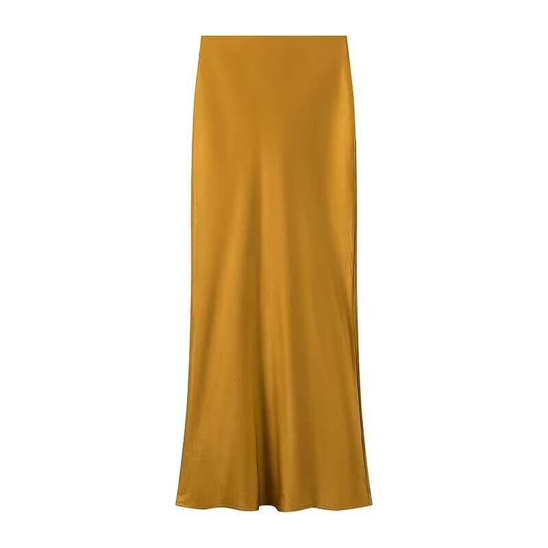 Pippa | Satin Maxi Slip Skirt