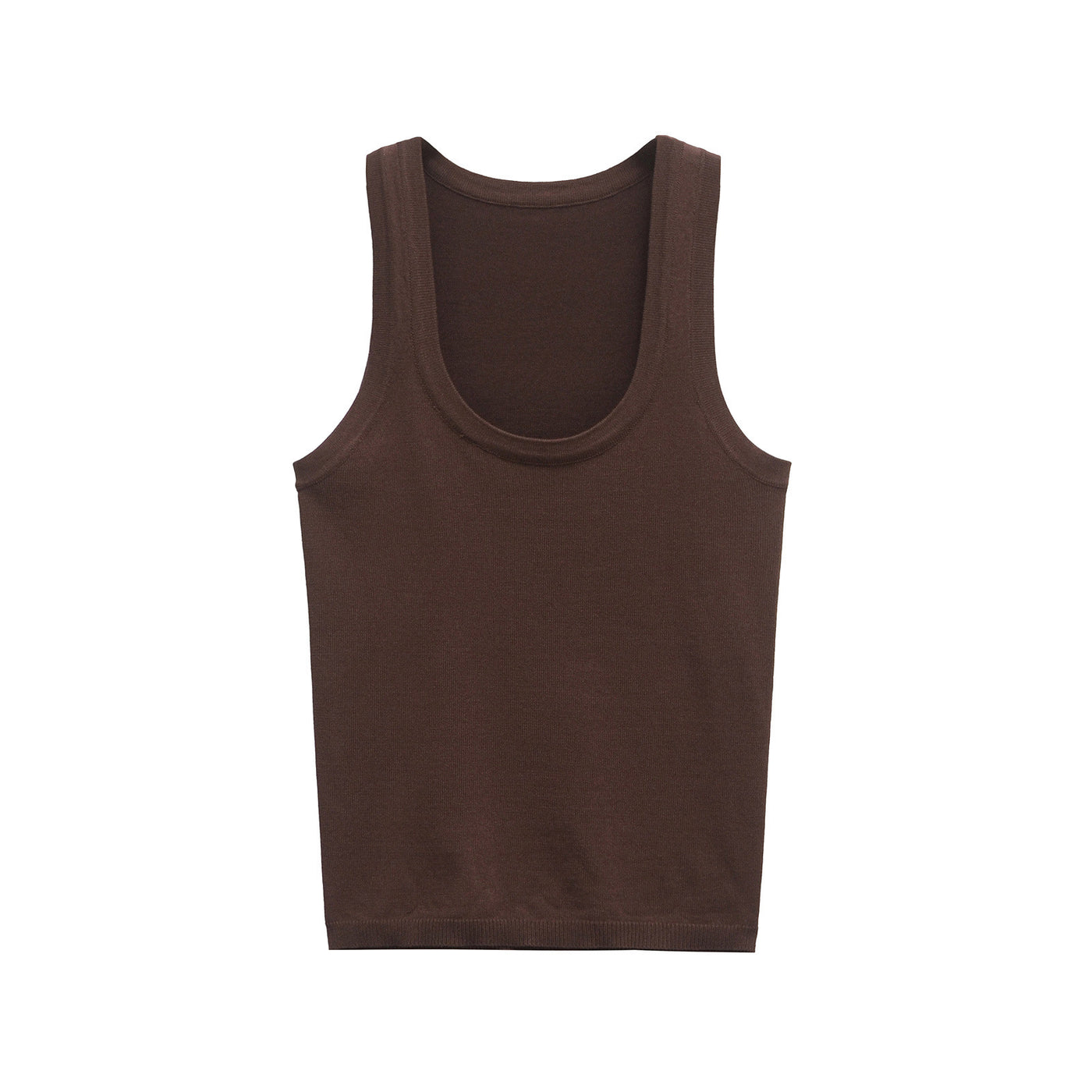 Rosa | Ribbed Knit Scoop Neck Tank Top