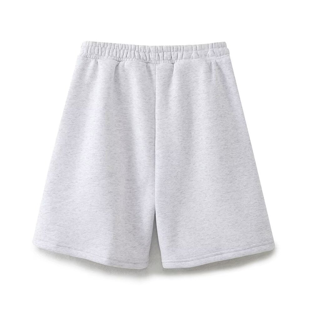 Lola | Relaxed Lounge Shorts with Embroidery Detail