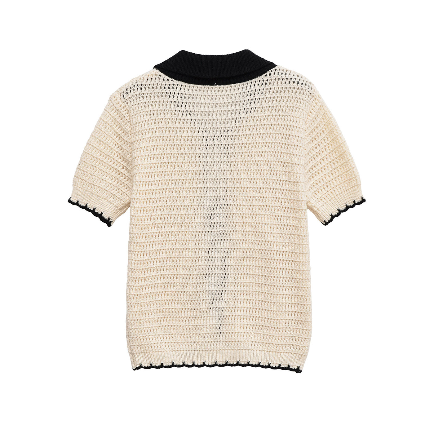 Maya | Tie Front Crochet Top