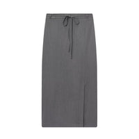 Wren | Tailored Drawstring Midi Skirt