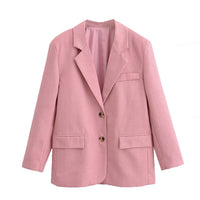 Yasmine | Oversized Linen Blazer