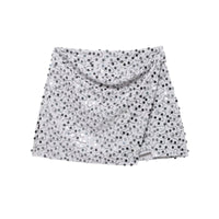 Sara | Sequin Wrap Mini Skirt