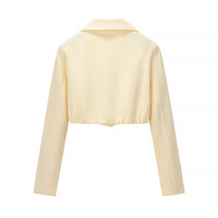 Florence | Corset Cropped Blazer Summer Co-ord Set