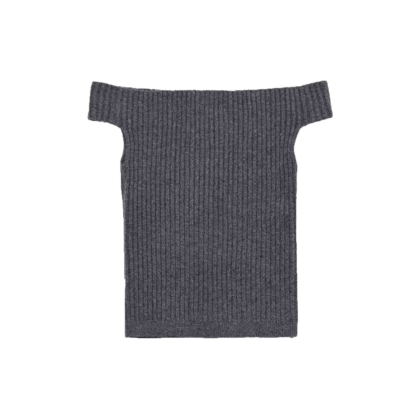 Jasmine | Ribbed Knit Off Shoulder Short Sleeve Top