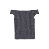Jasmine | Ribbed Knit Off Shoulder Short Sleeve Top