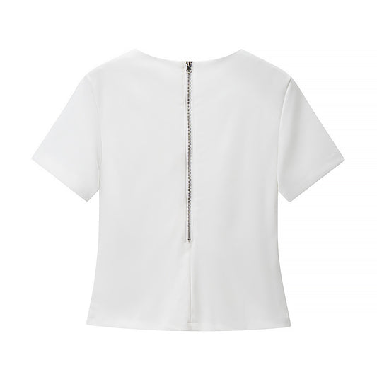 Florence | White Pleated Maxi Set