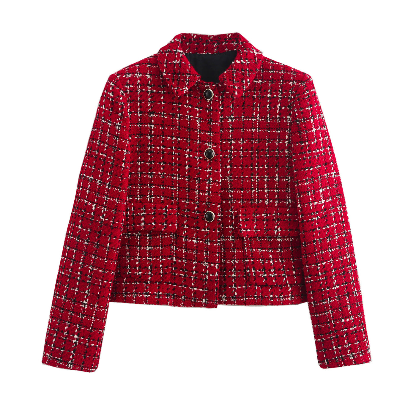 Nancy | Boucle Knit Cropped Jacket Short Set