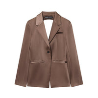 Wren | Satin Lapel Tailored Co-ord Set