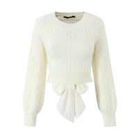Betsy | Relaxed Cropped Cable Knit Top