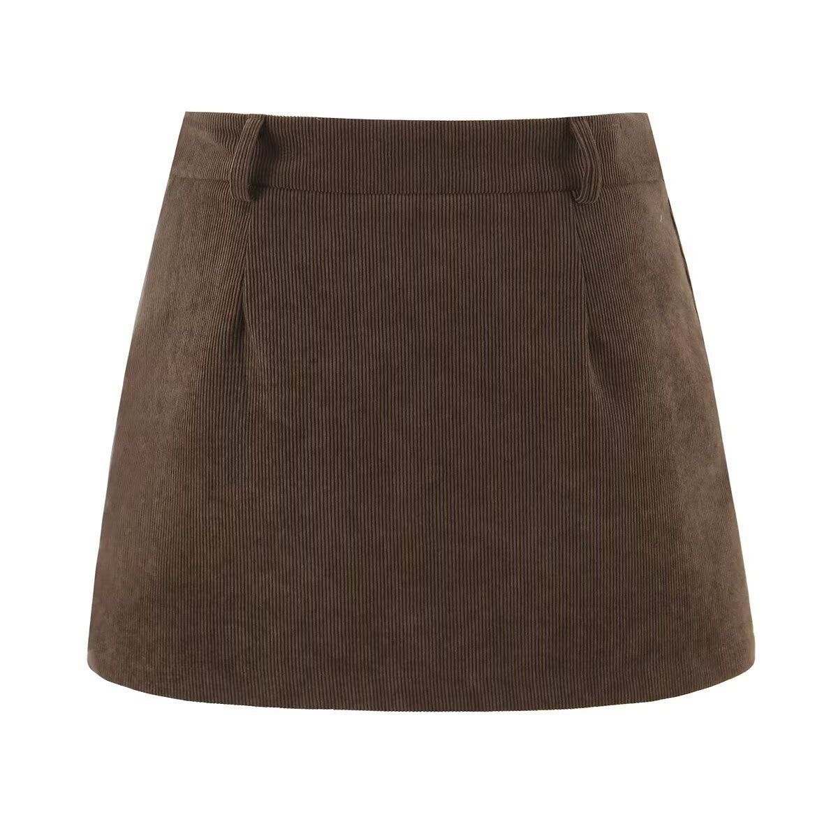 Xanthe | Fine-Wale Corduroy High-Waist Mini Skirt