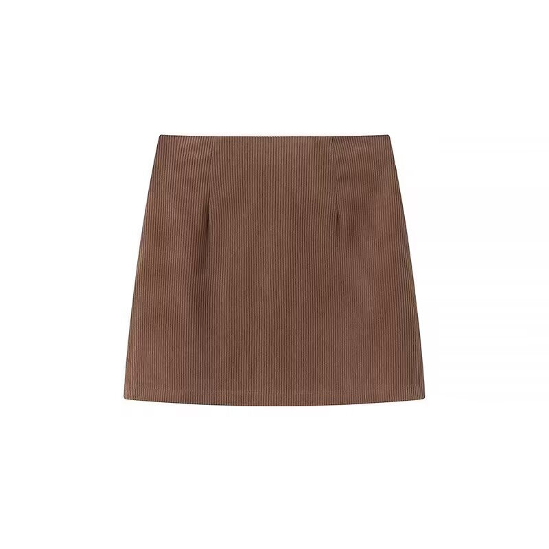 Esme | Corduroy High-Waist Tailored Mini Skirt