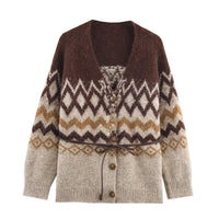 Hallie | Fair Isle Brushed Knit Co-ord Set