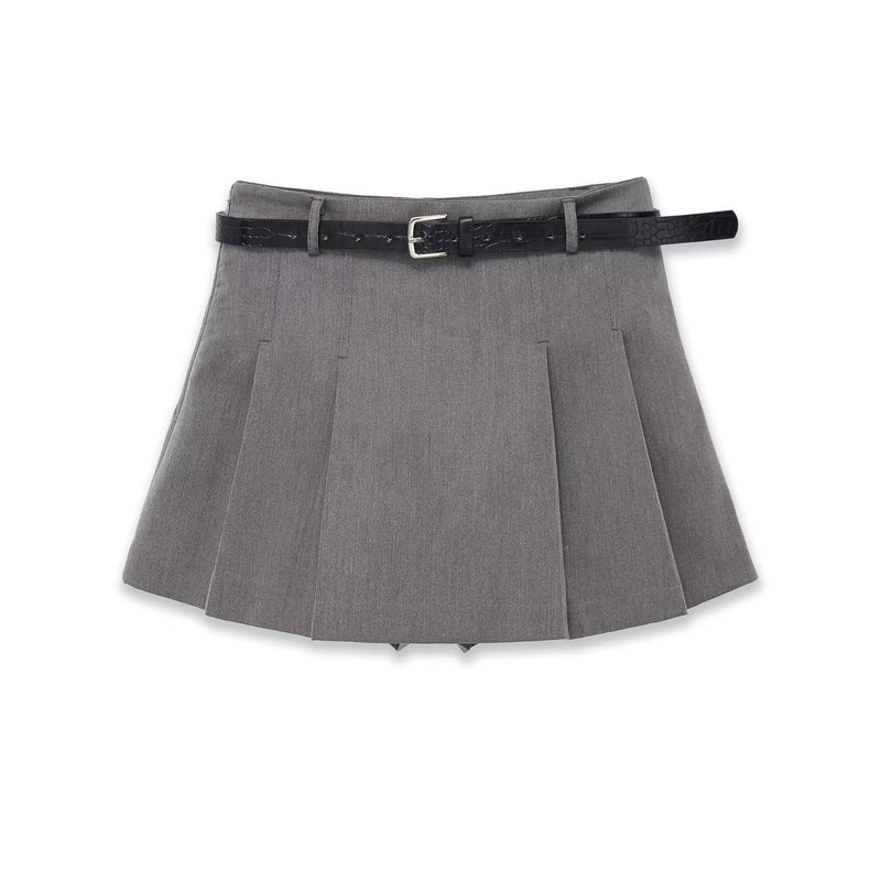 Anna | pleated mini skirt