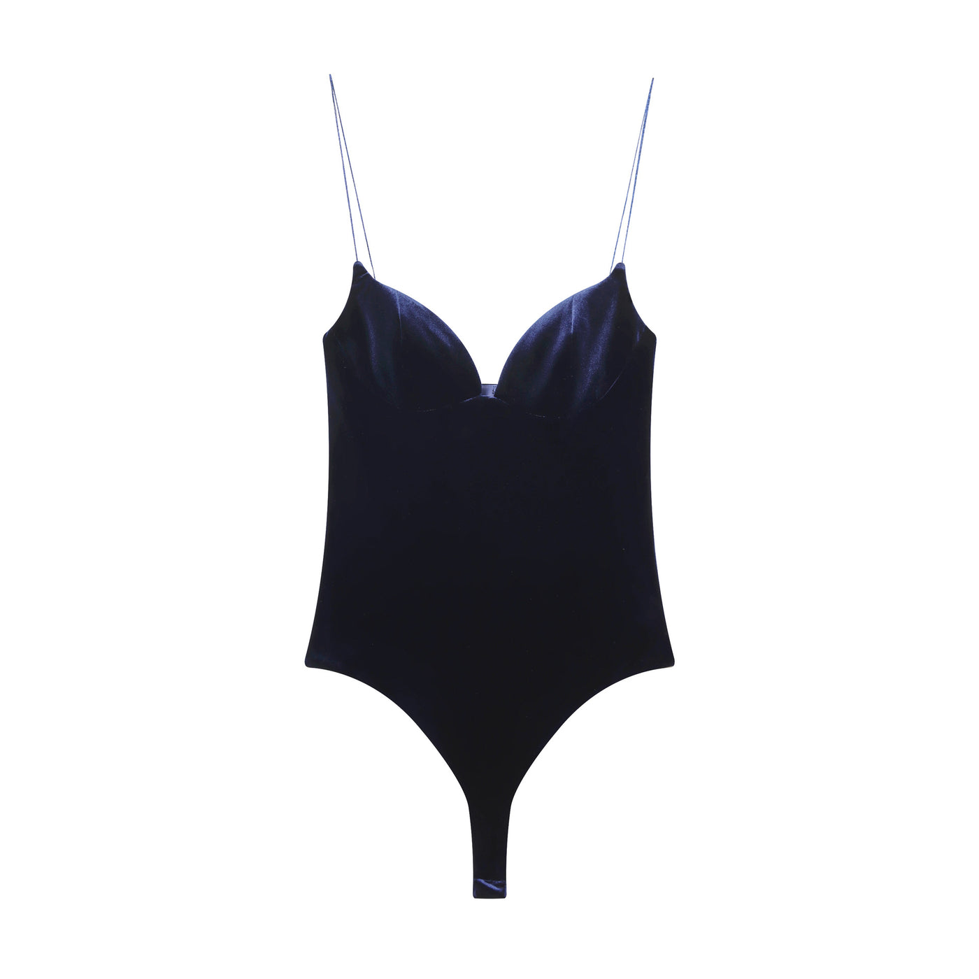 Eva | Velvet-Touch Sweetheart Corset Top in Black & Purple