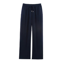 Millie | Drawstring Wide-Leg Linen Trousers with Slip Pockets