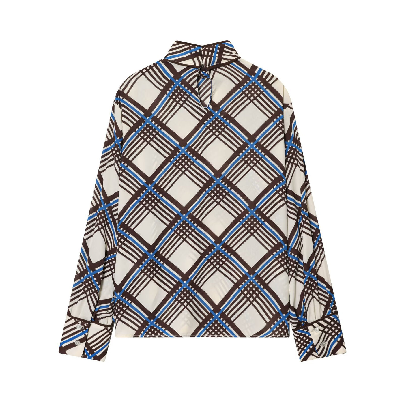 Nell | Plaid Long Sleeve Blouse