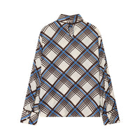 Nell | Plaid Long Sleeve Blouse