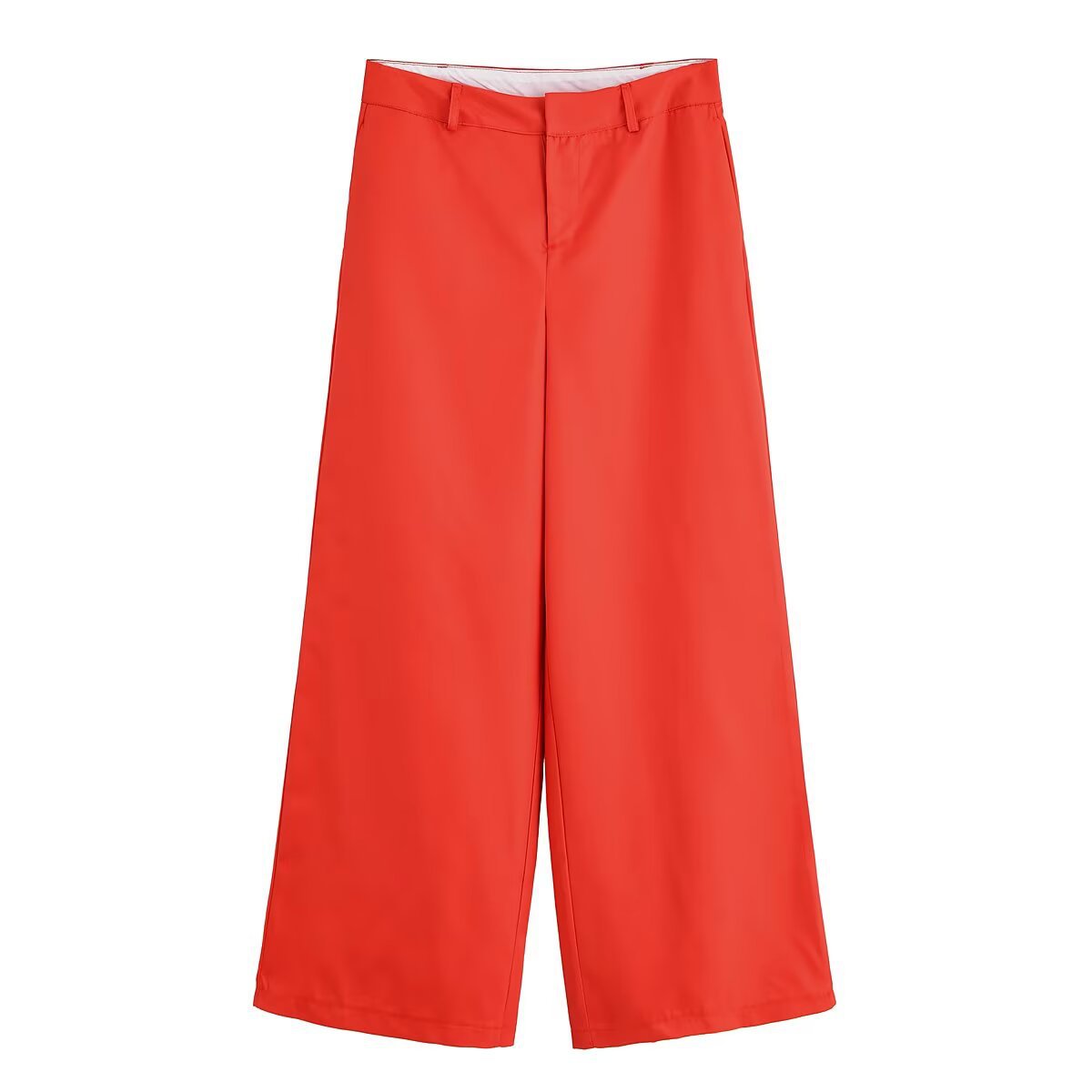 Florence | High-Waist Pressed Crease Wide-Leg Tailored Trousers