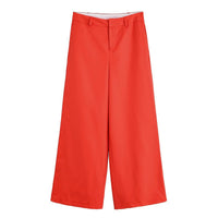 Florence | High-Waist Pressed Crease Wide-Leg Tailored Trousers
