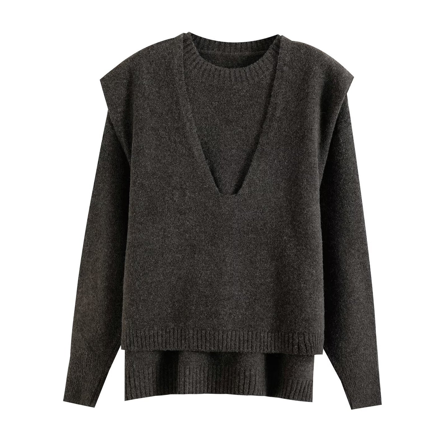 Vera | Crew Neck Sweater Cream Long Sleeve