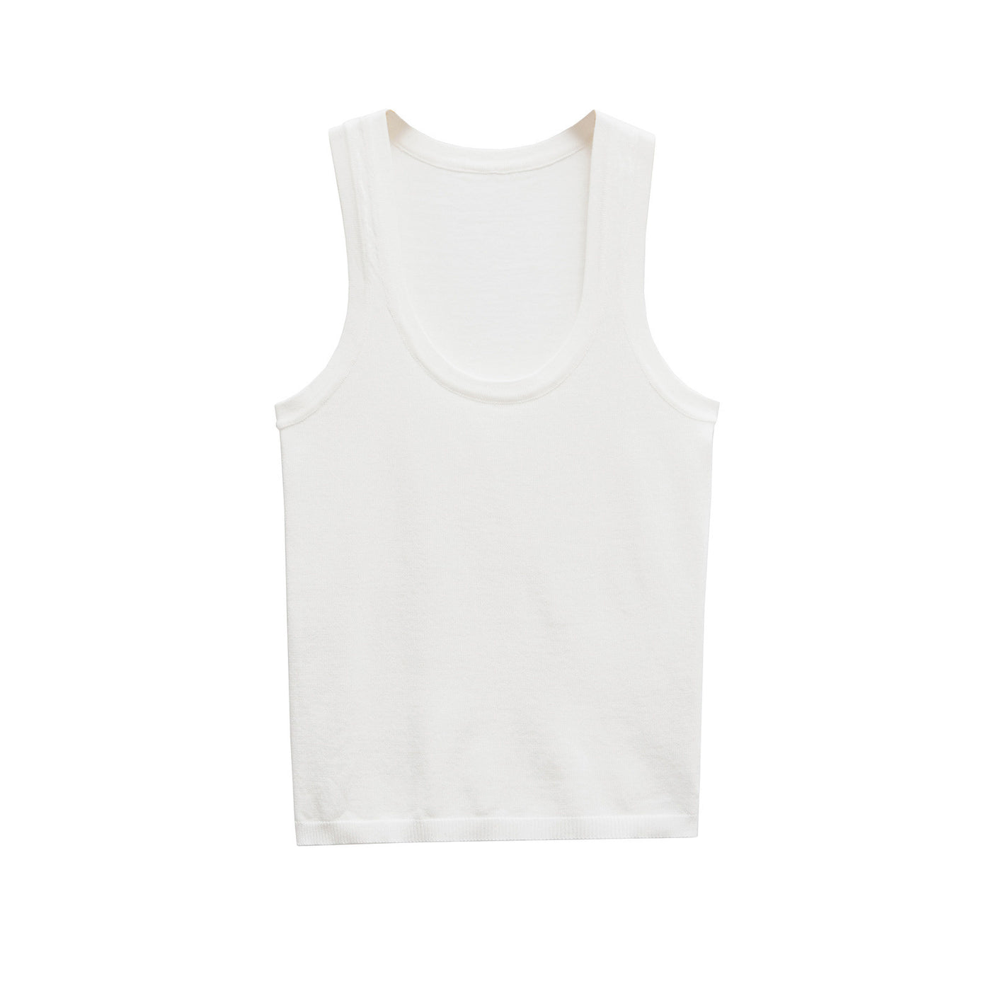 Rosa | Ribbed Knit Scoop Neck Tank Top