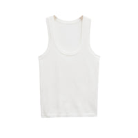 Rosa | Ribbed Knit Scoop Neck Tank Top