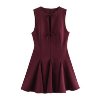 Lois | Flared Sleeveless Mini Dress